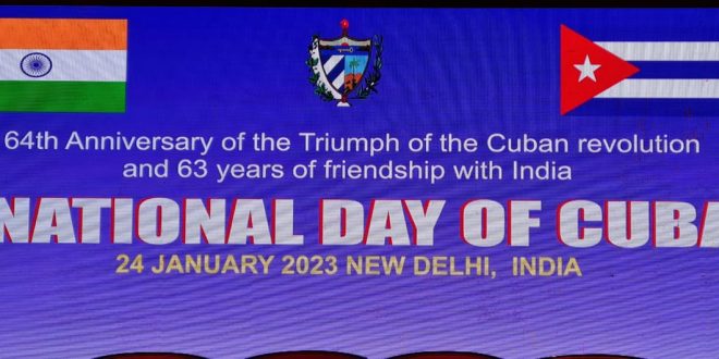 India Cuban friendship 63rd year for event